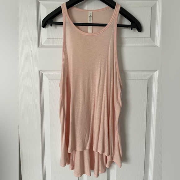 Blush Pink Lululemon Tank Top Size 8 - Picture 1 of 4